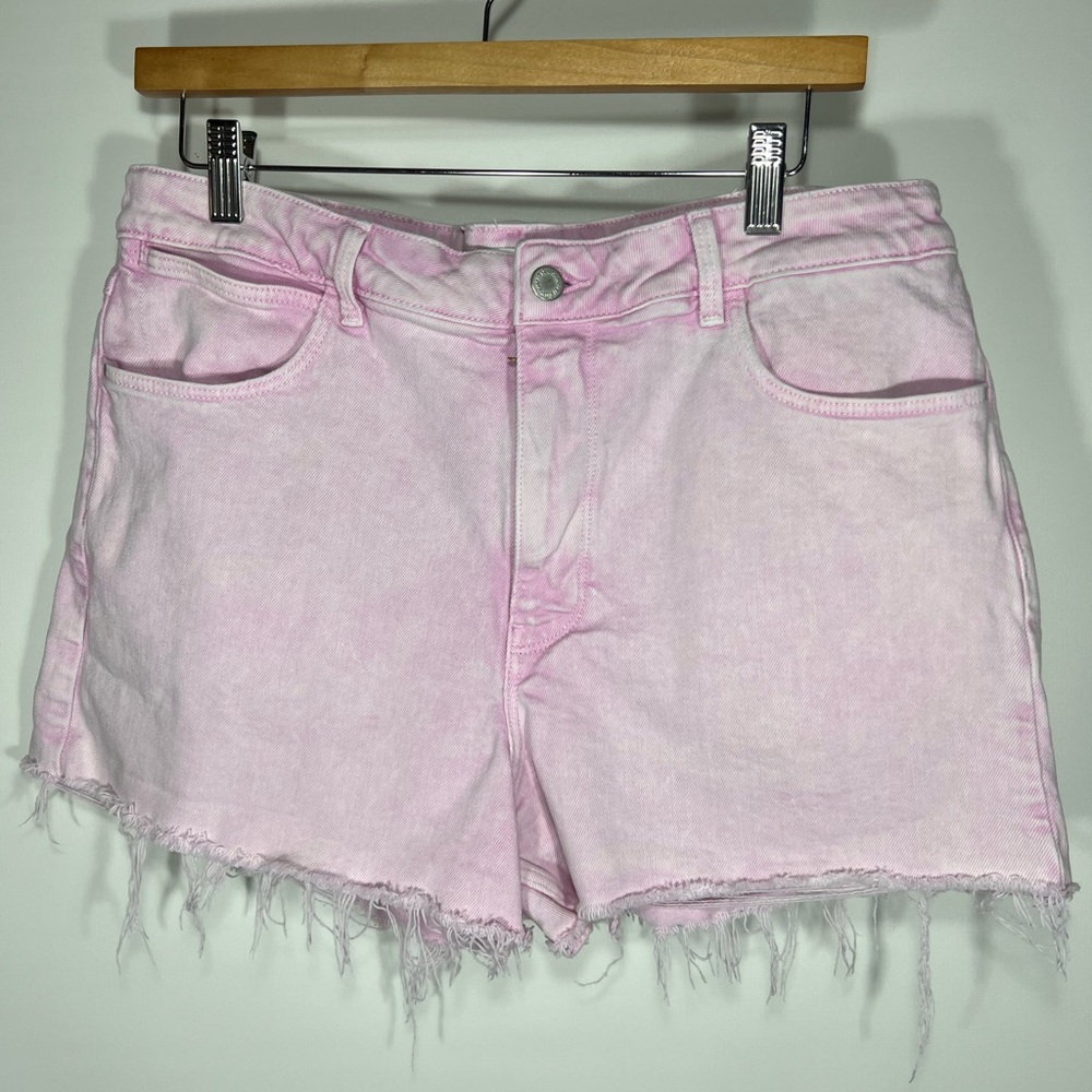 Wrangler Light Pink Denim Cutoff Shorts